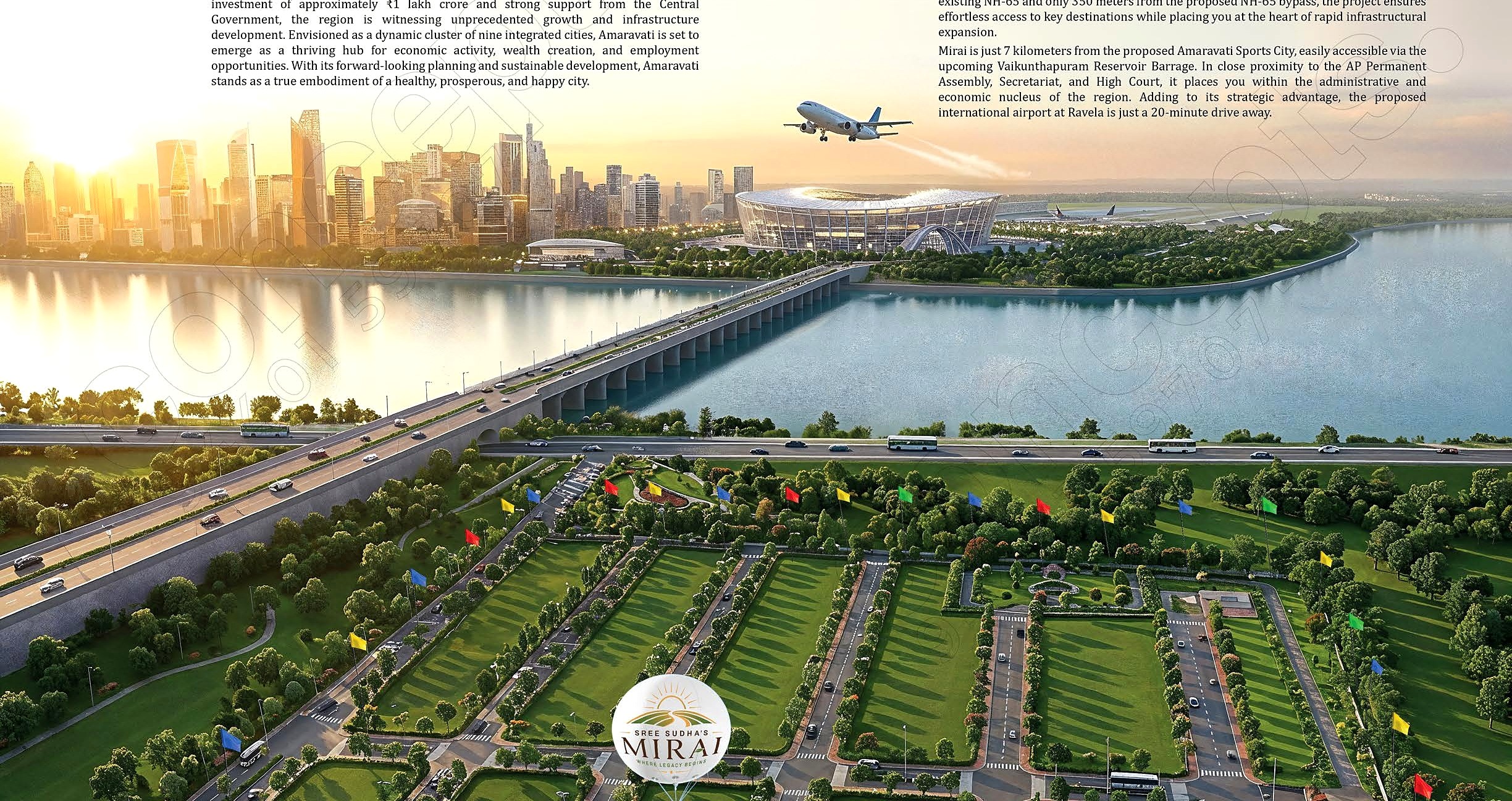Amaravati aerial context