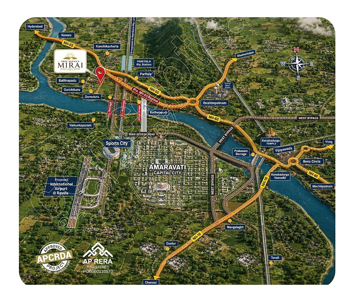 Location and connectivity map
